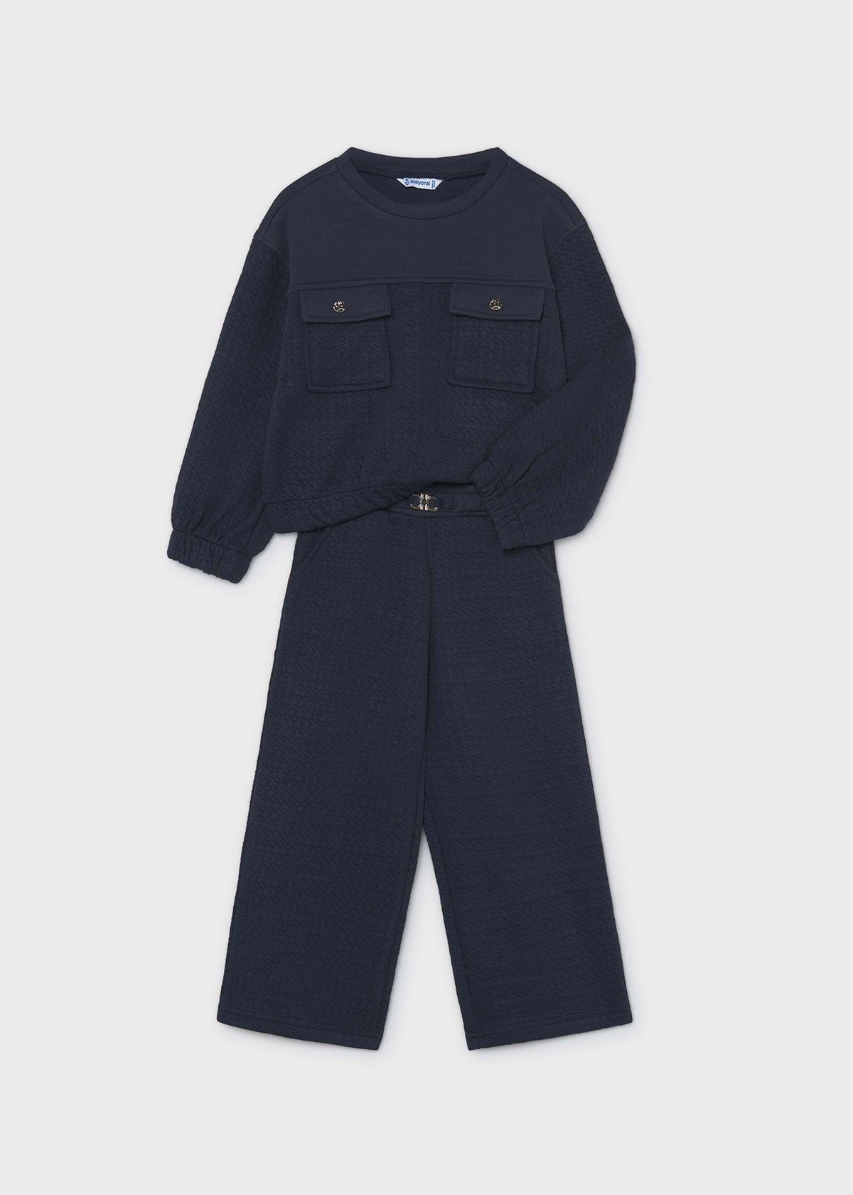 Girls' tracksuit set with pockets