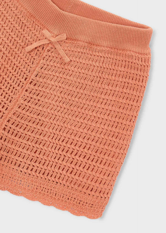 Girls' trousers with openwork details