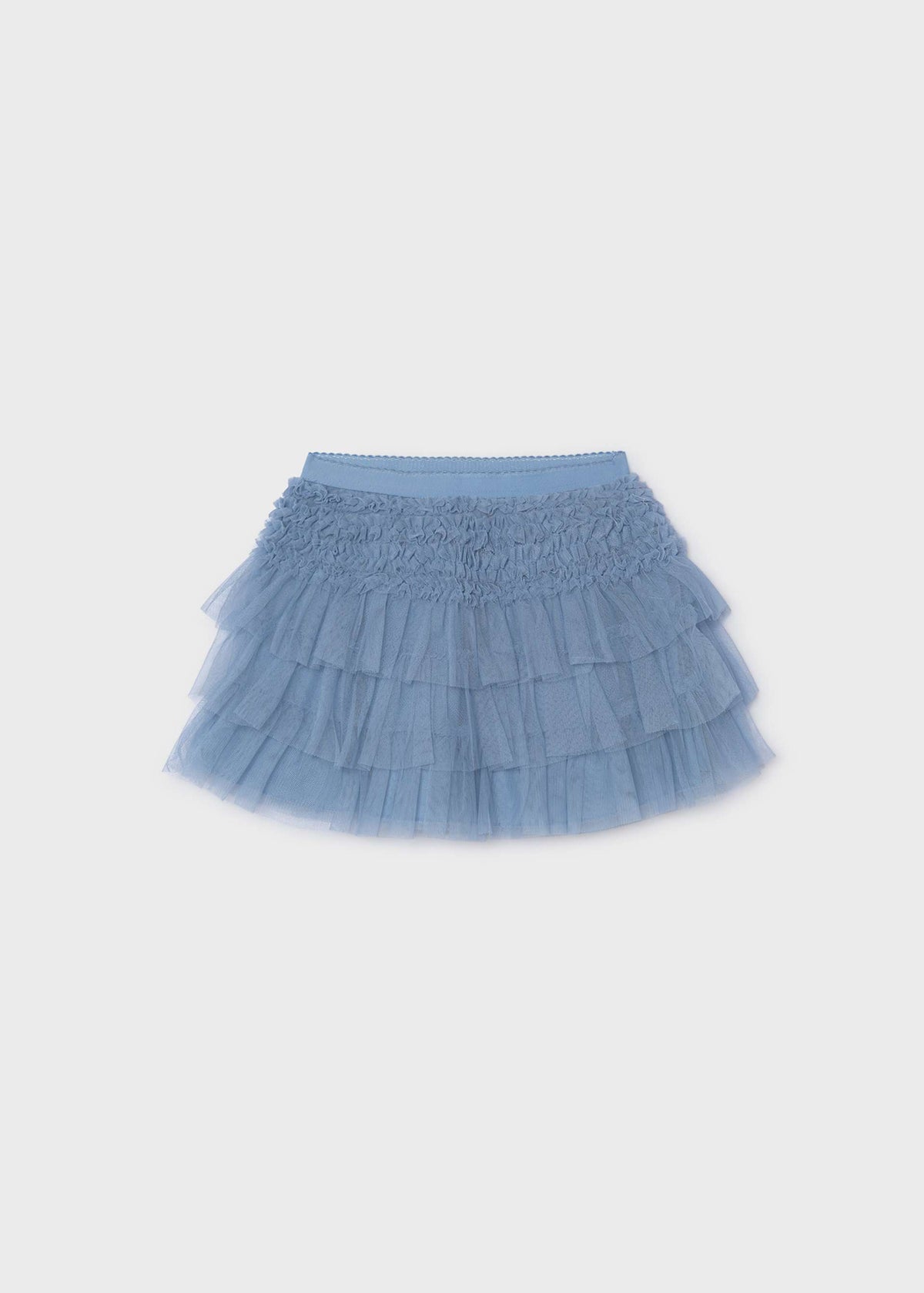 Girls' tulle ruffle skirt