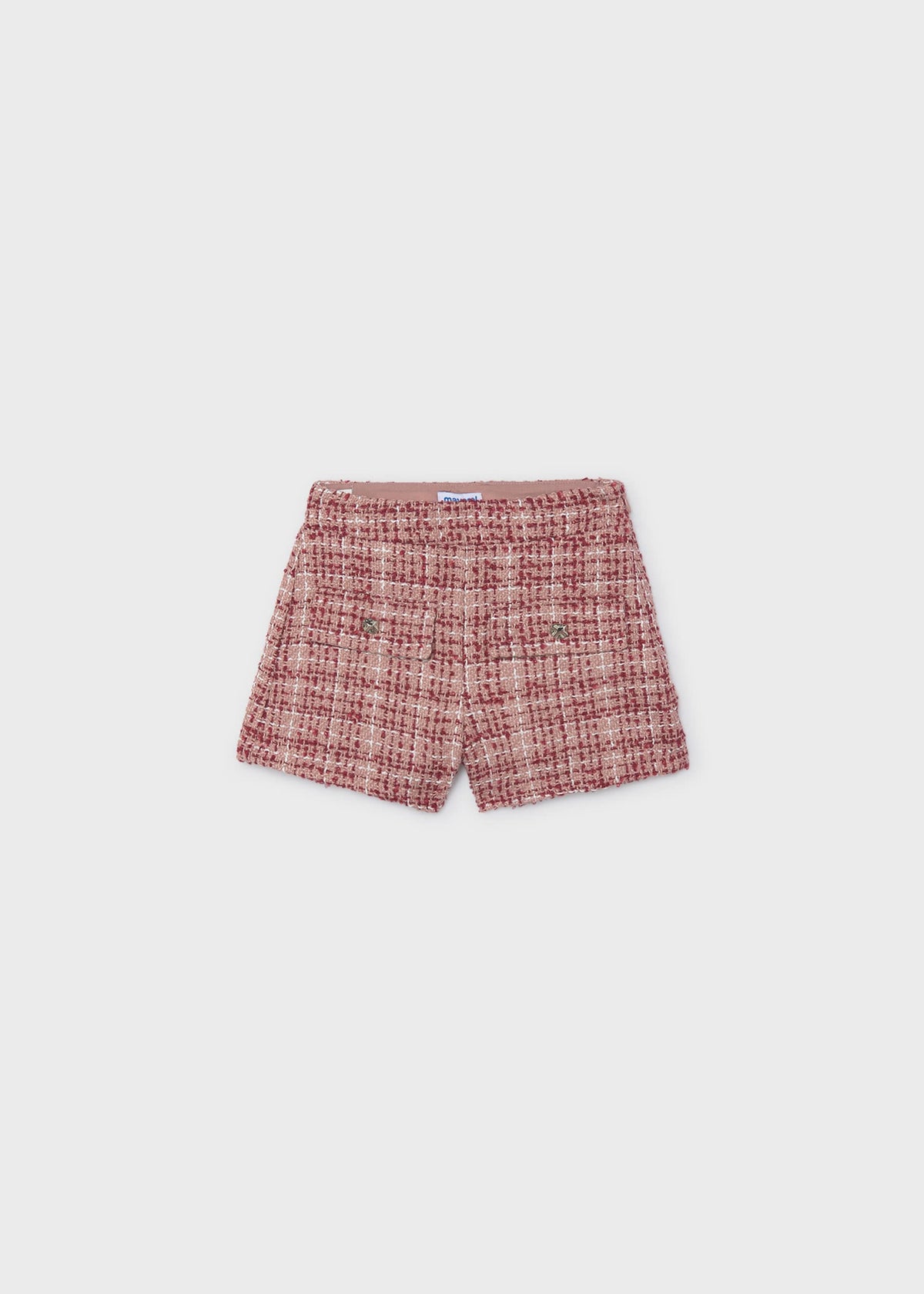 Girls' tweed Bermuda shorts