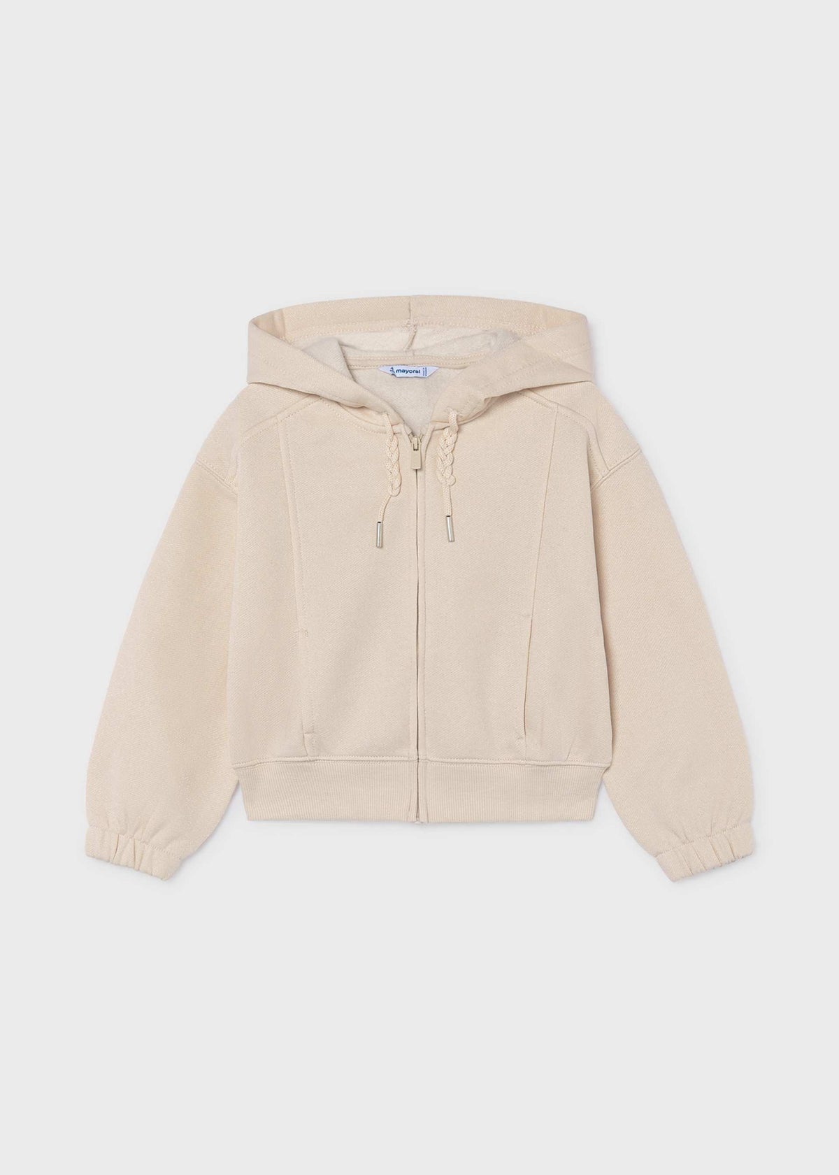 Girls' zip-up hoodie