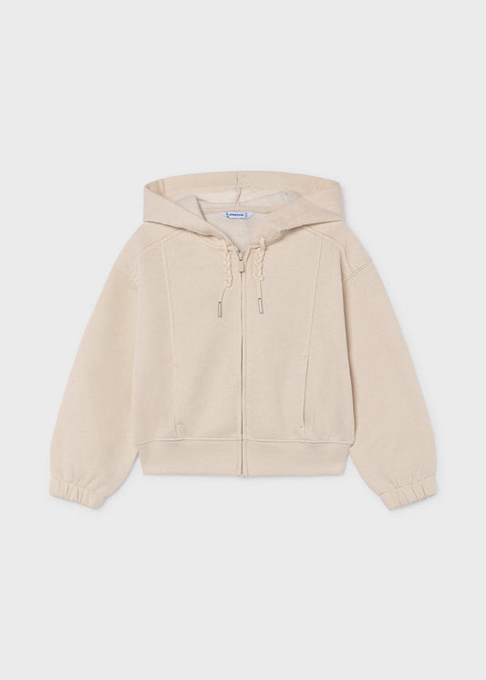 Girls' zip-up hoodie