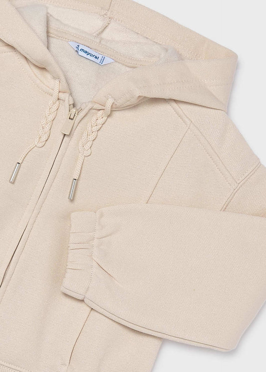 Girls' zip-up hoodie