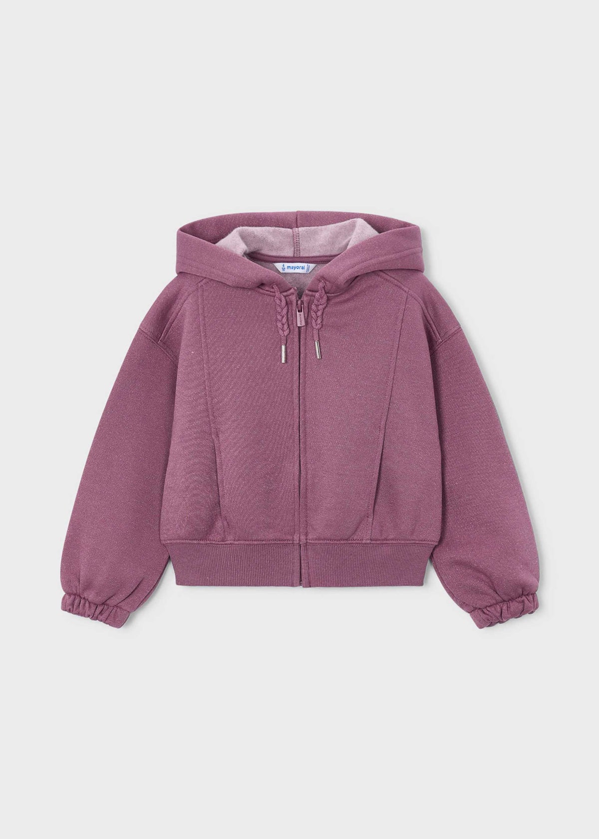 Girls' zip-up hoodie