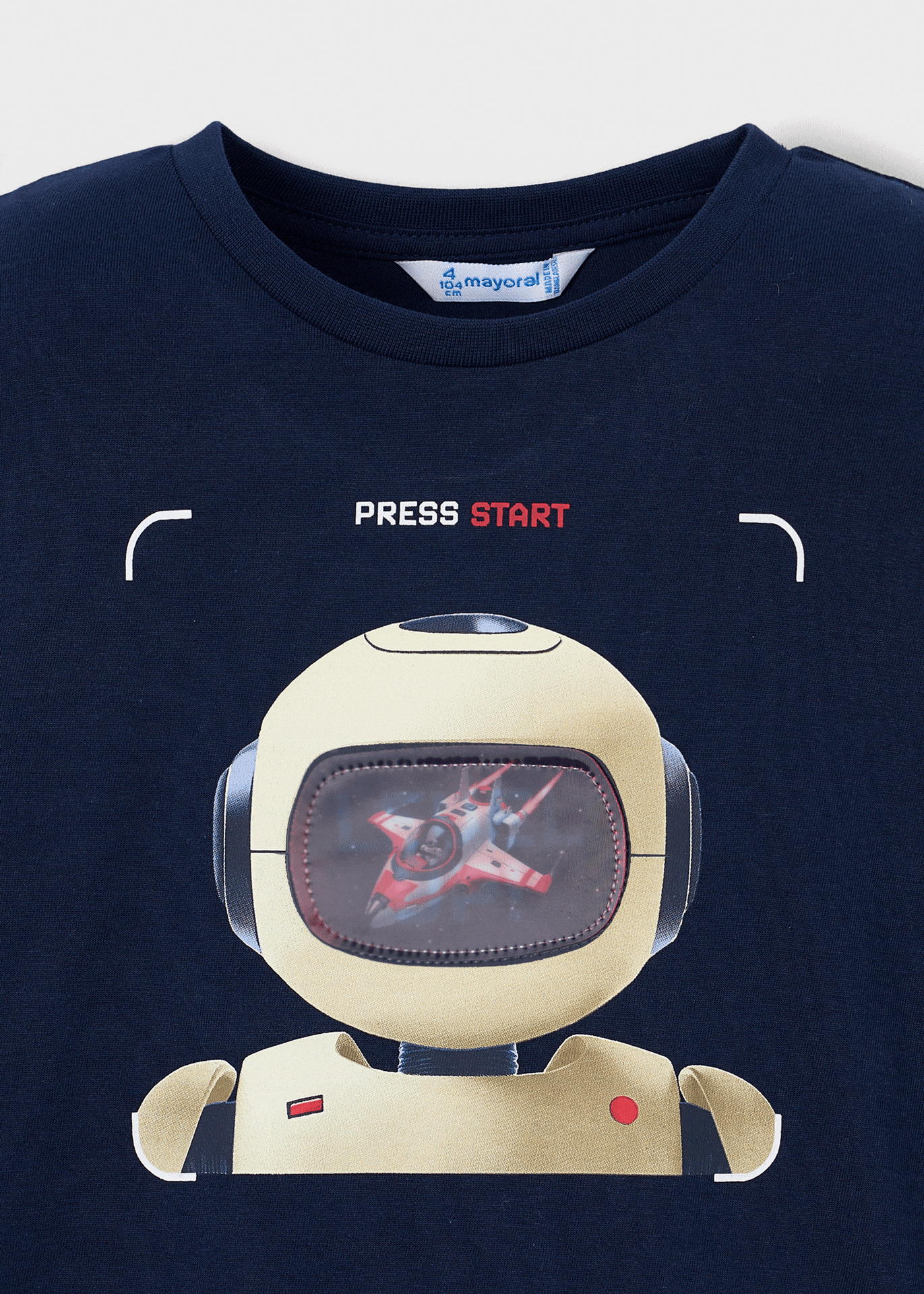 Interaktives Roboter-T-Shirt für Jungen