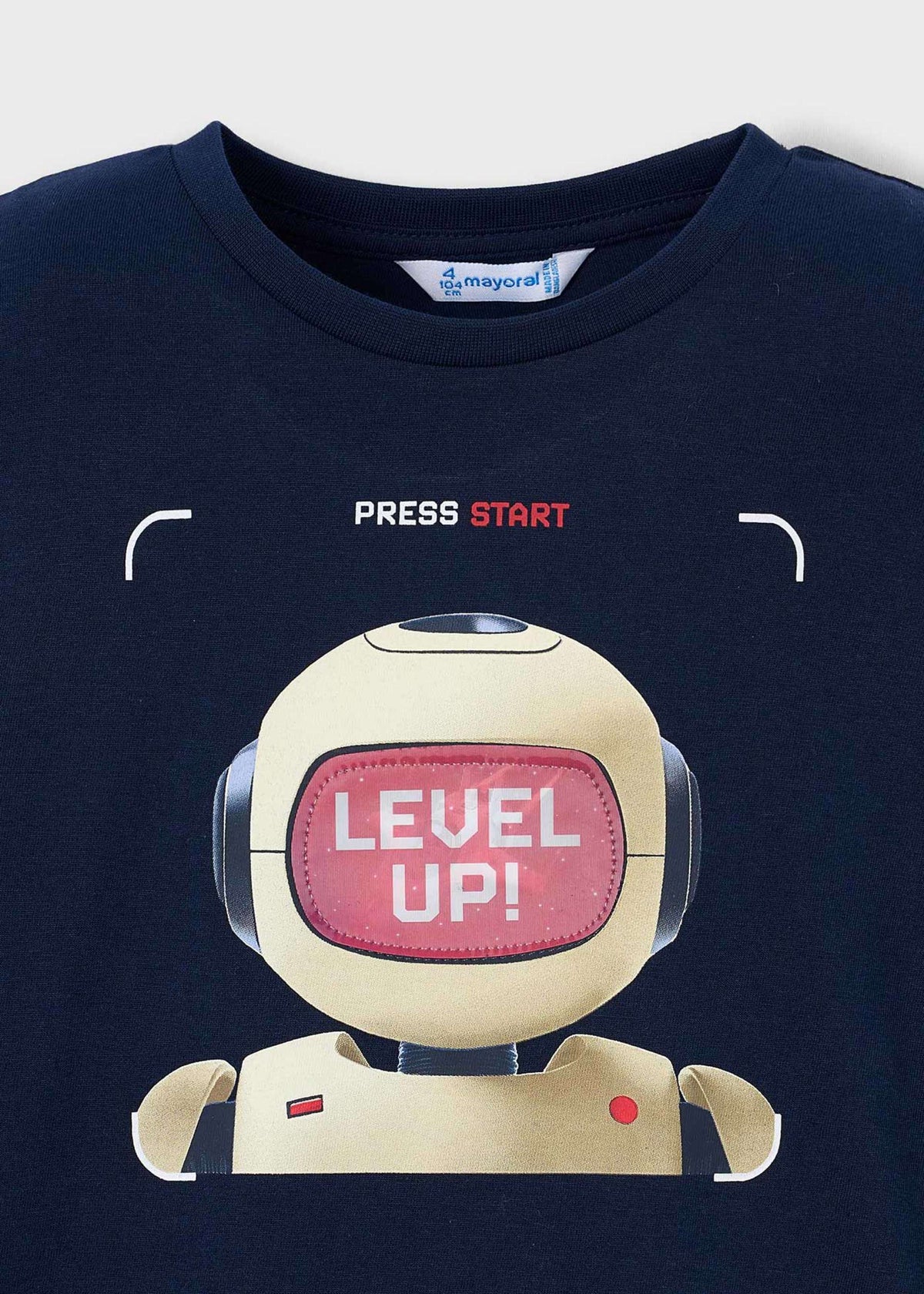 Interaktives Roboter-T-Shirt für Jungen