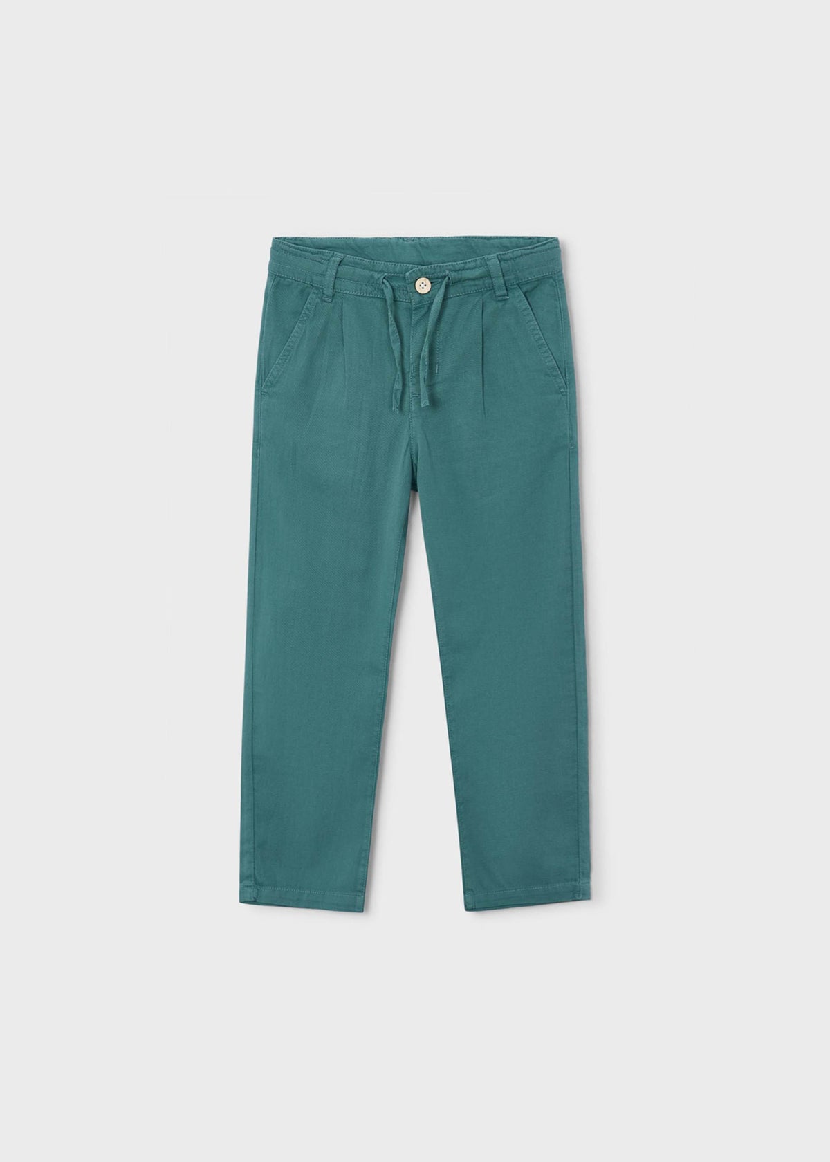 Linen relaxed long trousers boy