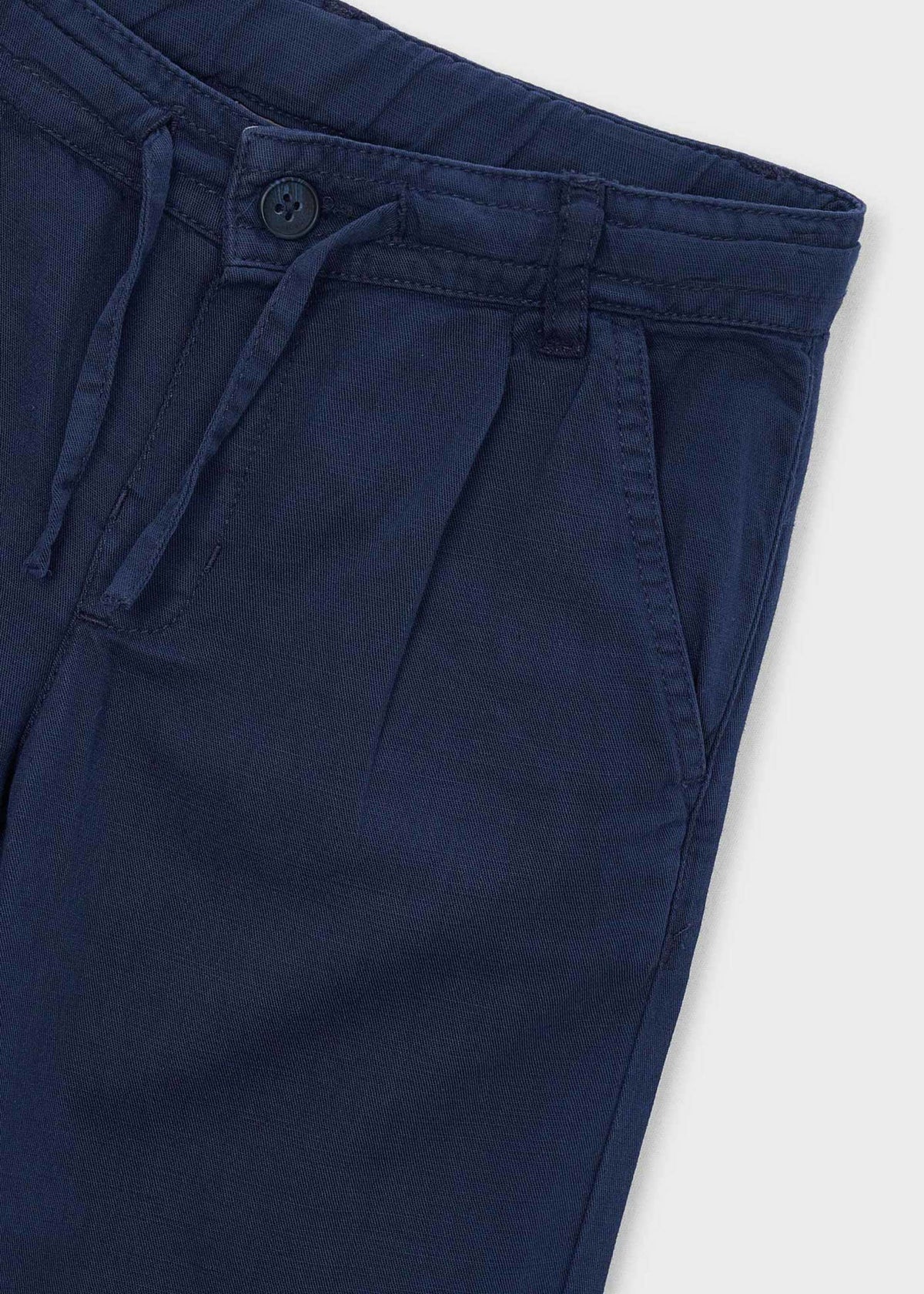Linen relaxed long trousers boy