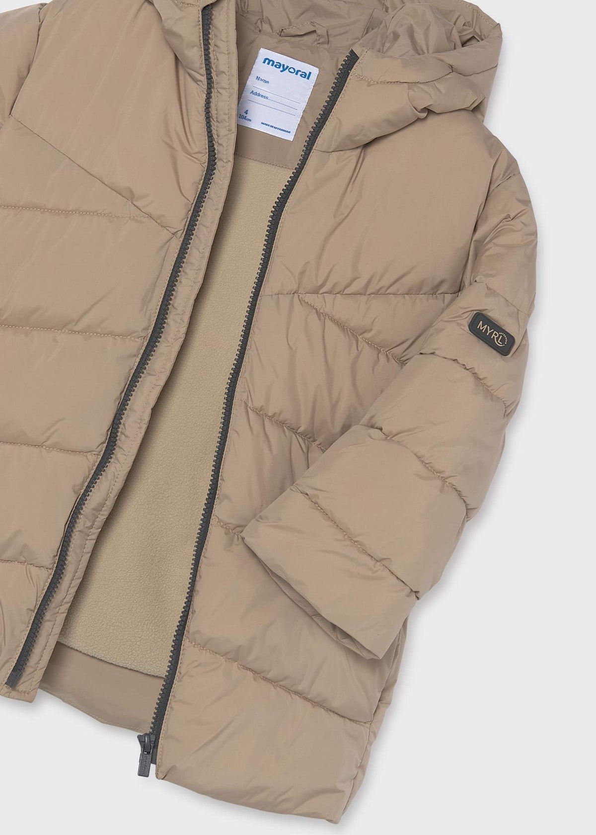 Lange Steppjacke für Jungen