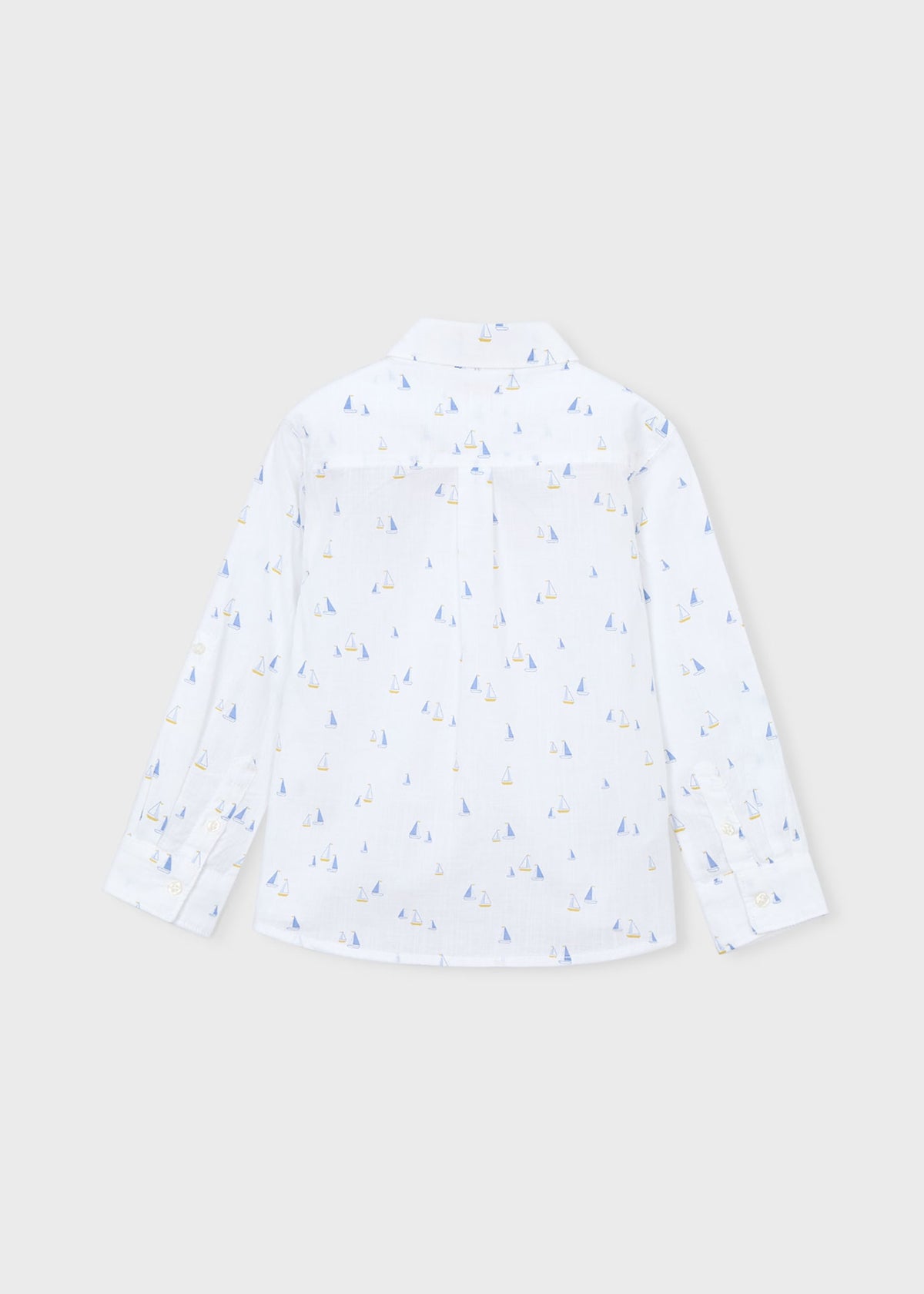 Long-sleeved linen shirt for children