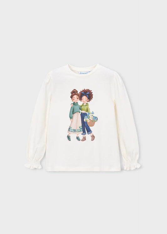 Langarmshirt für Mädchen