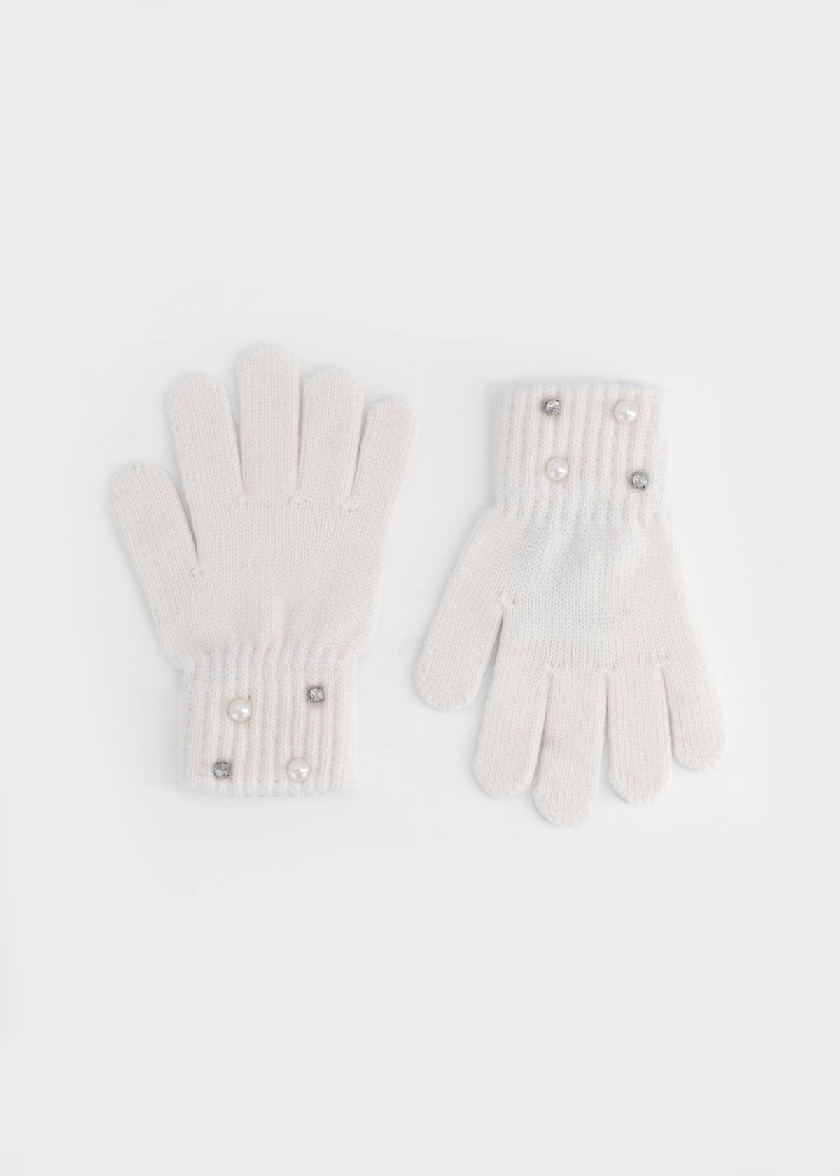 Pearl gloves for girls