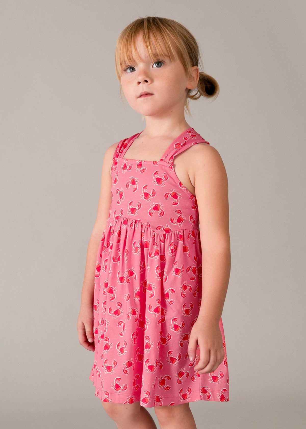 Mädchenkleid mit Druckmuster