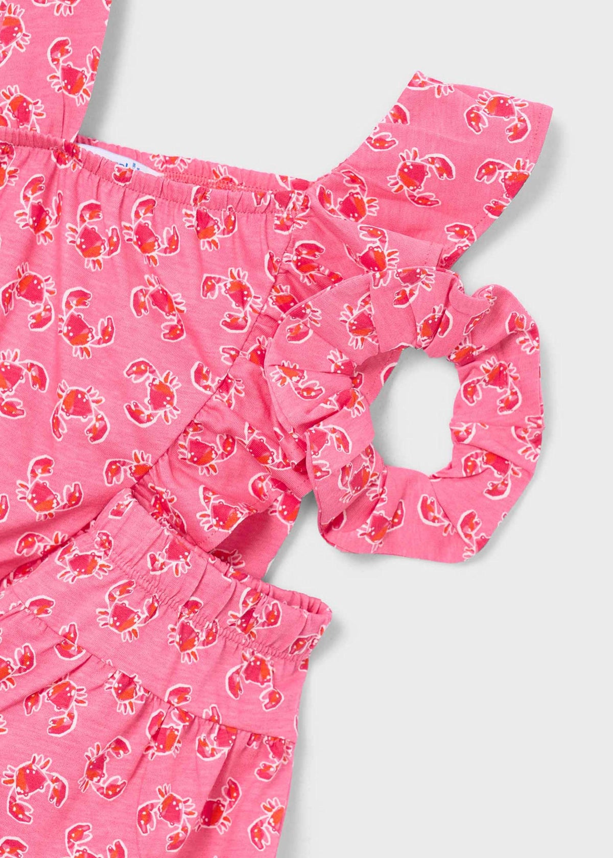 Kurzes Set für Mädchen mit Scrunchie
