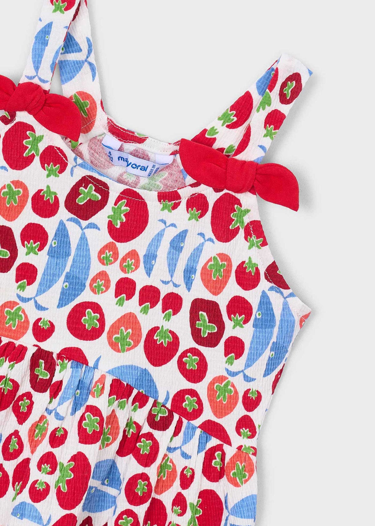 Bedrucktes Kleid für Mädchen