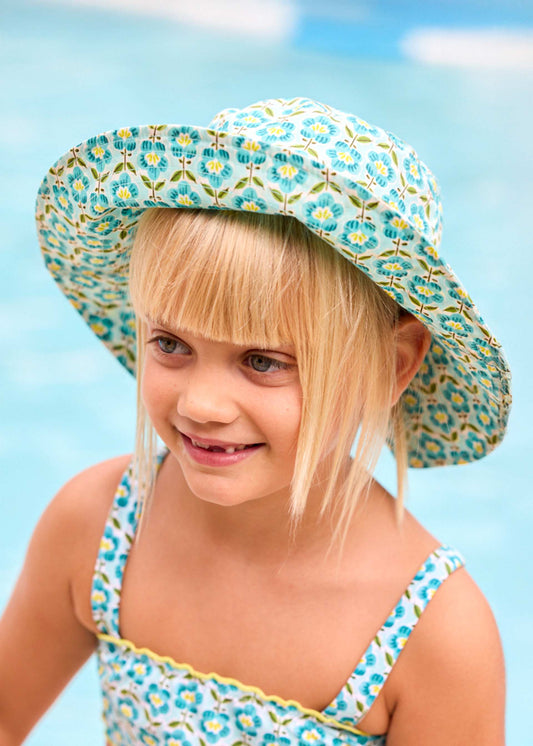 Printed hat for girls