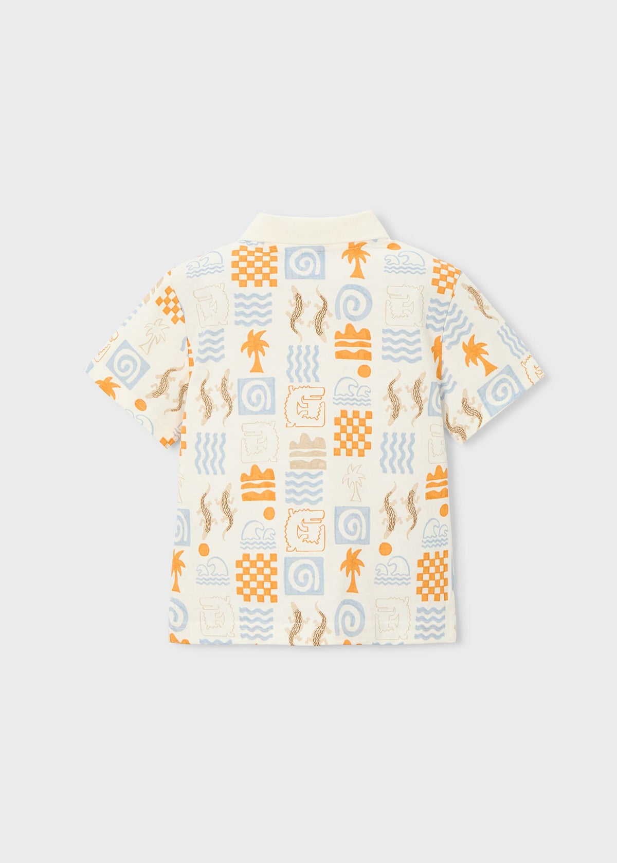 Printed polo shirt for Boy