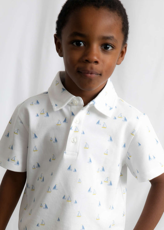 Printed polo shirt for Boys