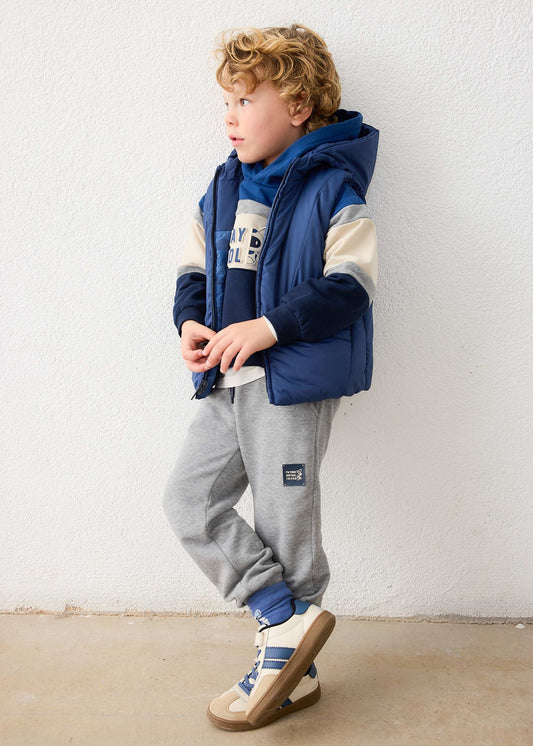 Reversible boys' waistcoat