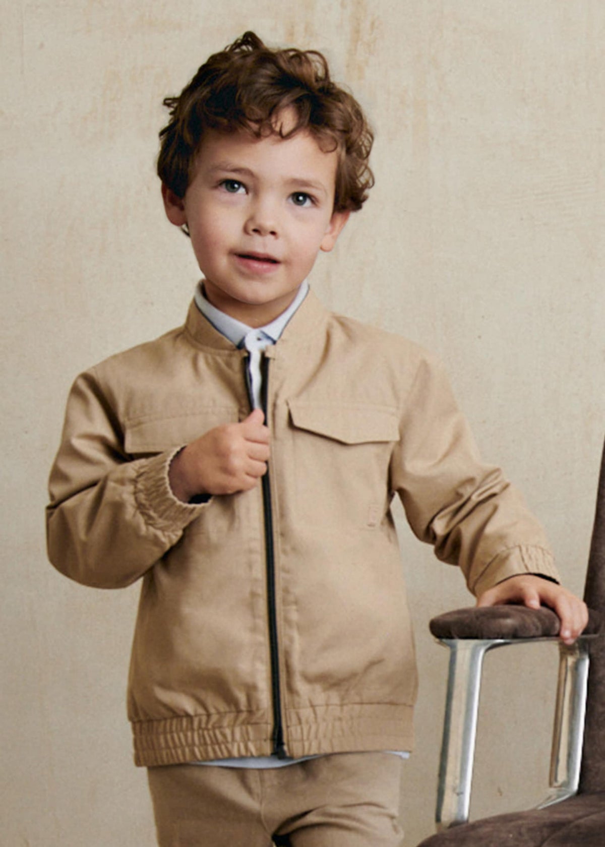 Wendbare Jacke mit Taschen für Jungen