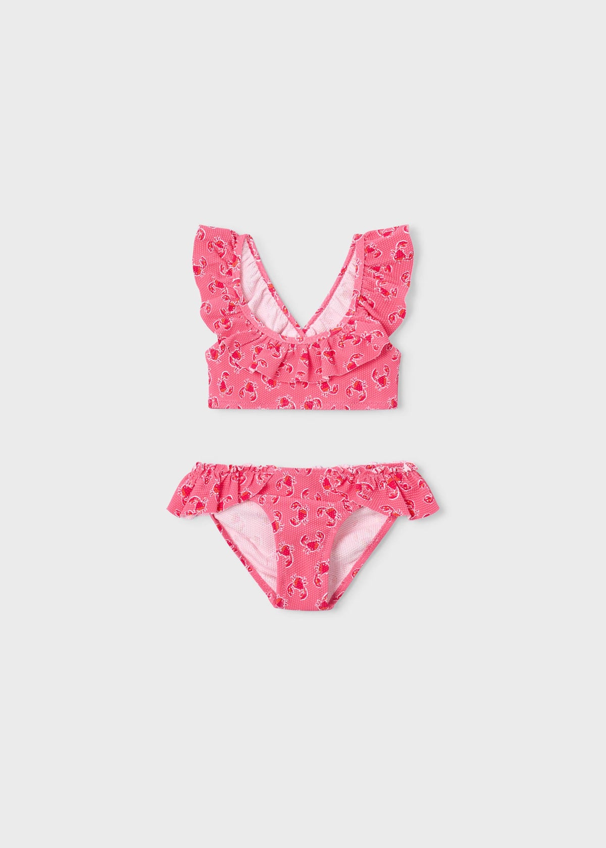 Ruffled bikini girl