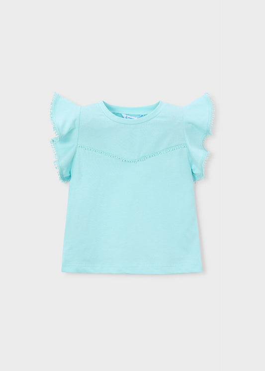 Ruffled t-shirt girl