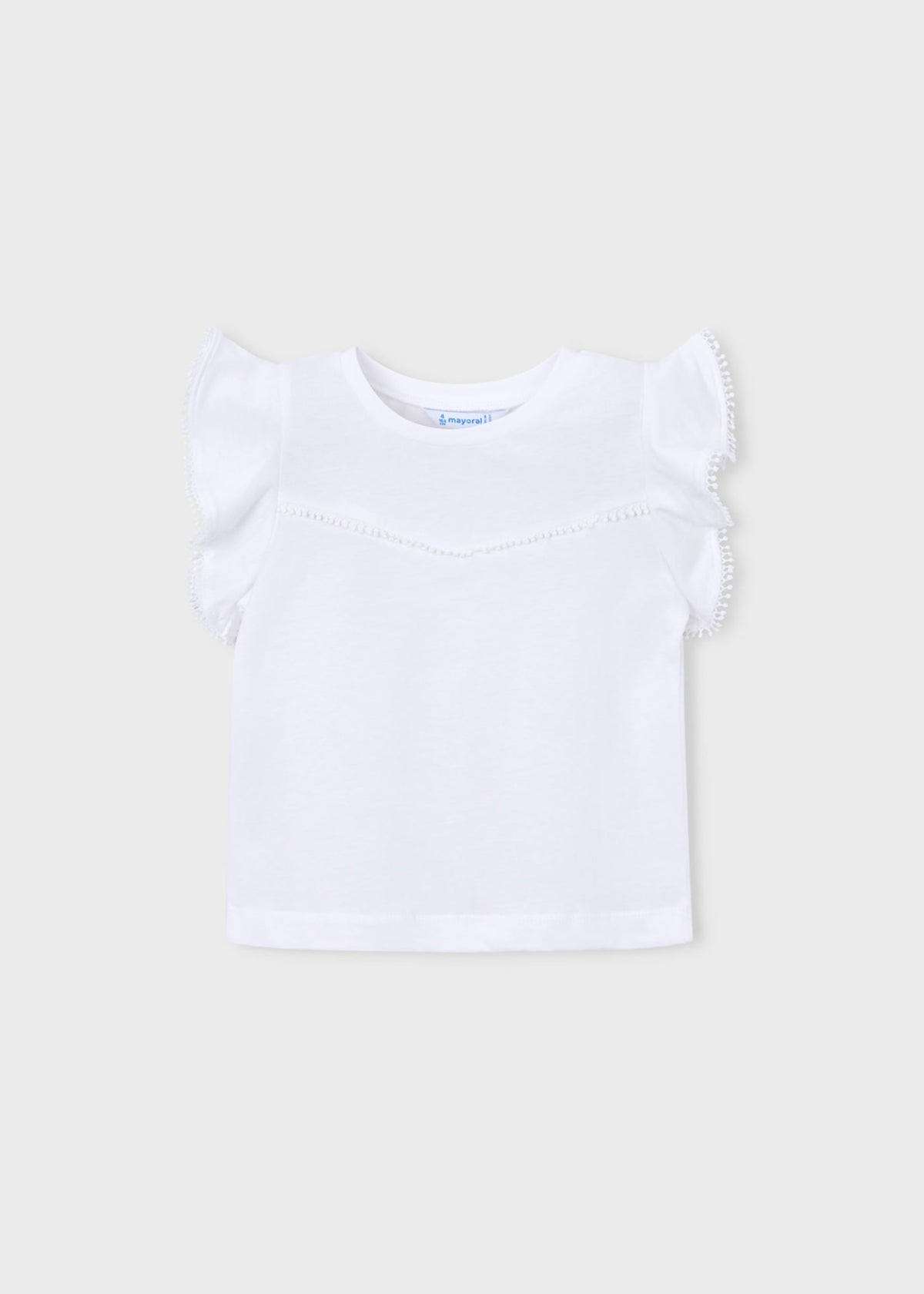 Ruffled t-shirt girl