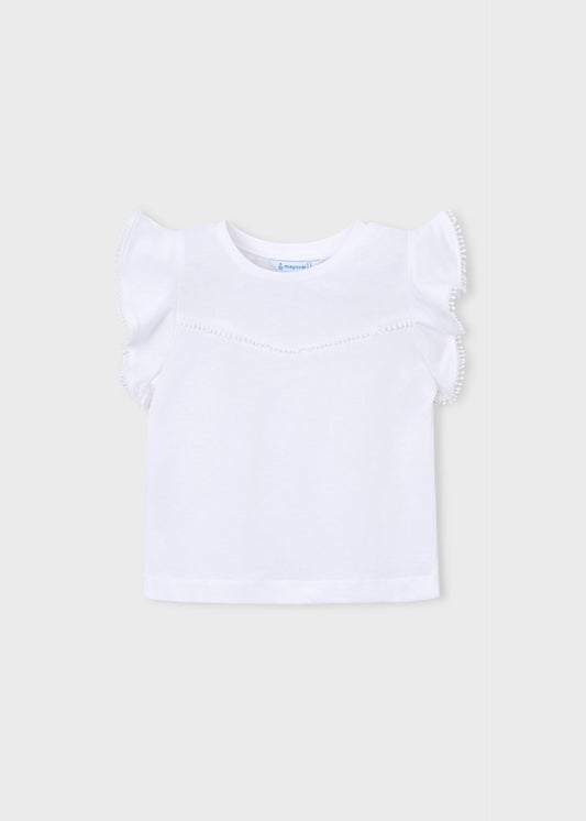 Ruffled t-shirt girl