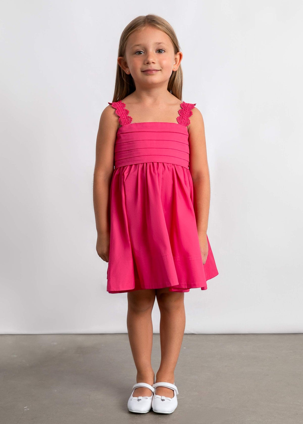 Satin formal dress girl