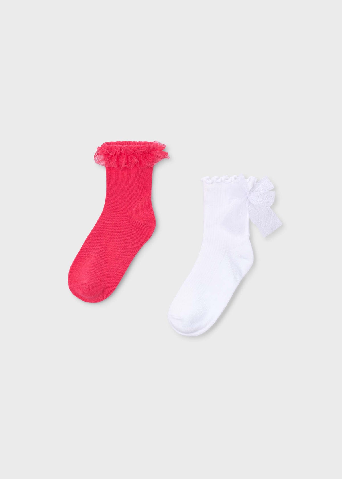 Set of 2 girls' socks