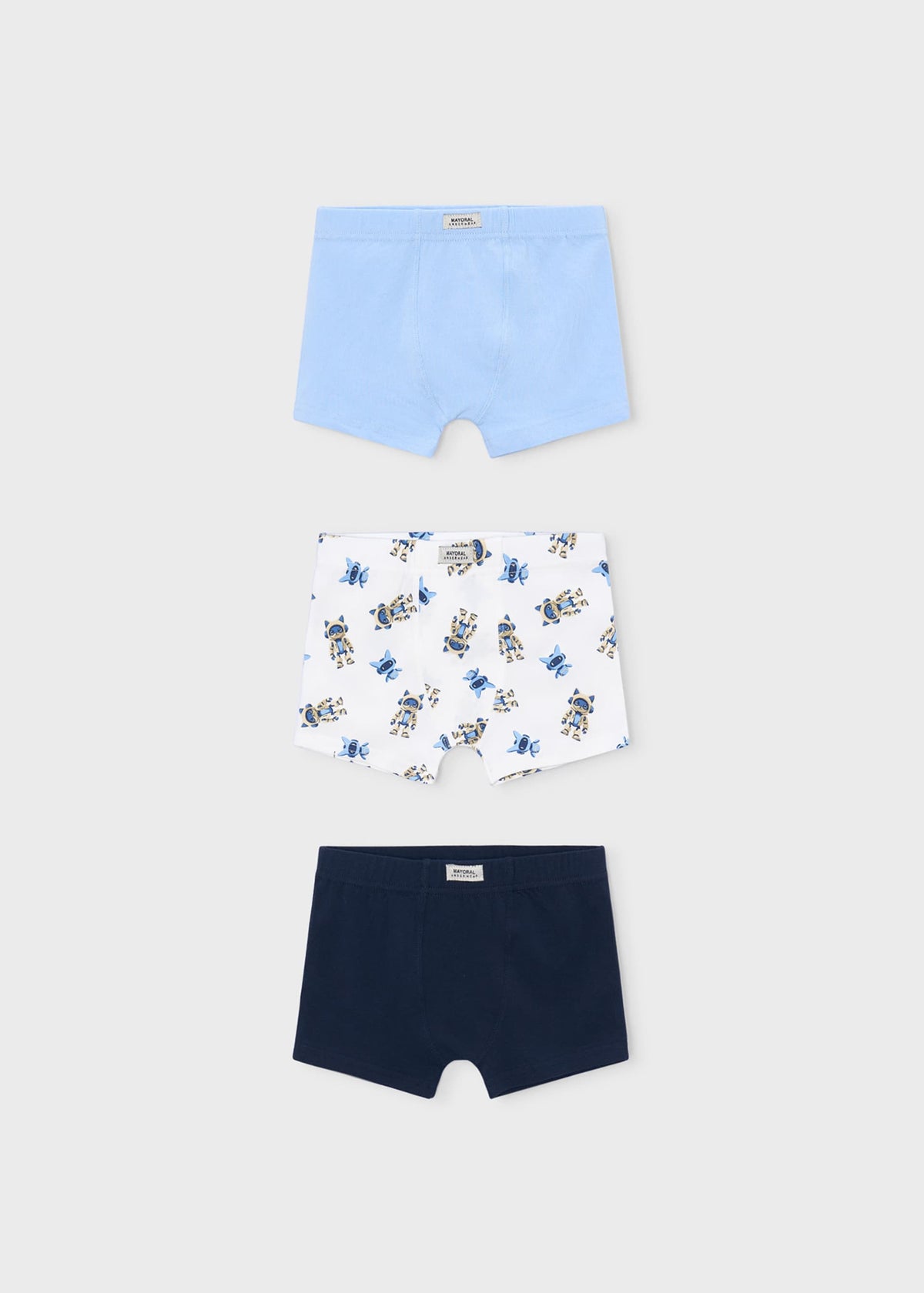 Set of 3 boys' boxer shorts
