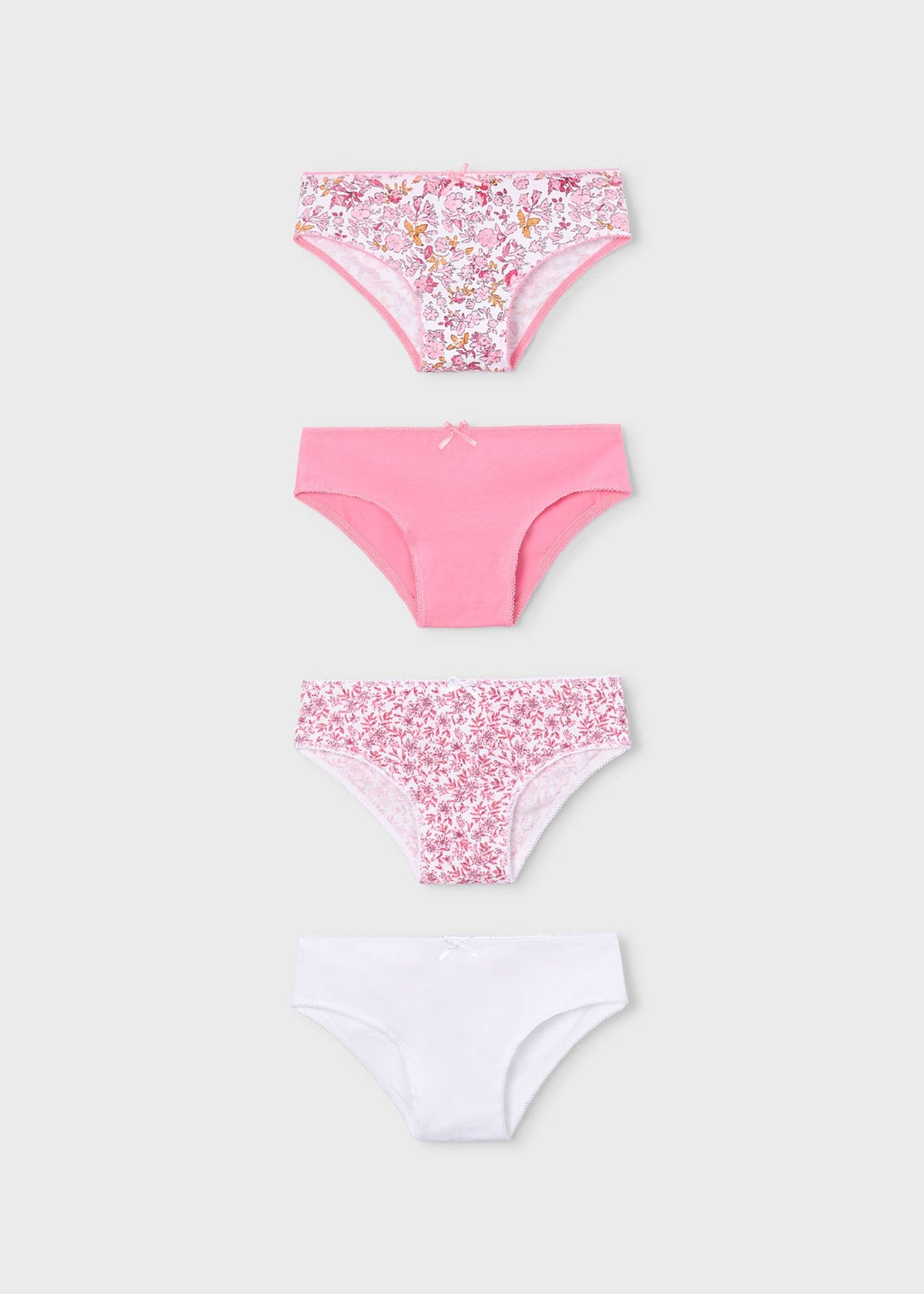 Set of 4 girls' knickers