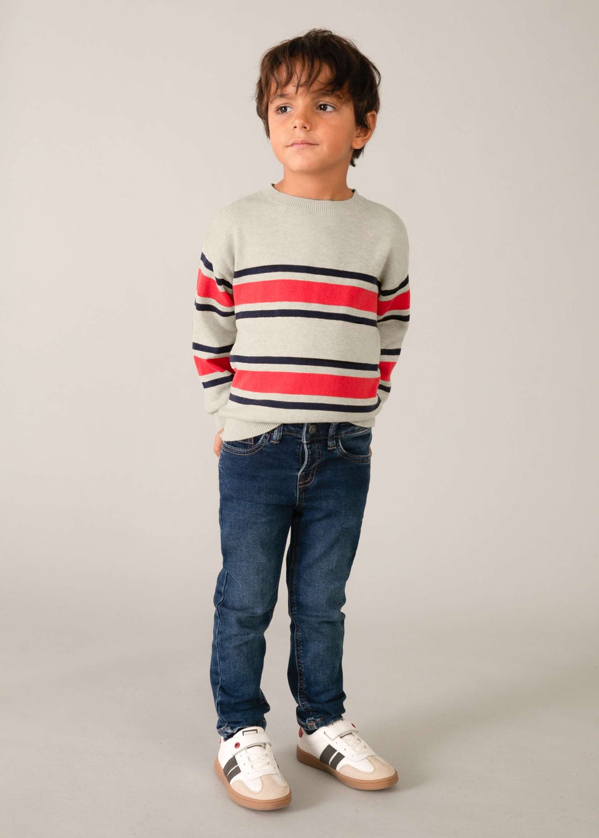 Striped jumper for boys