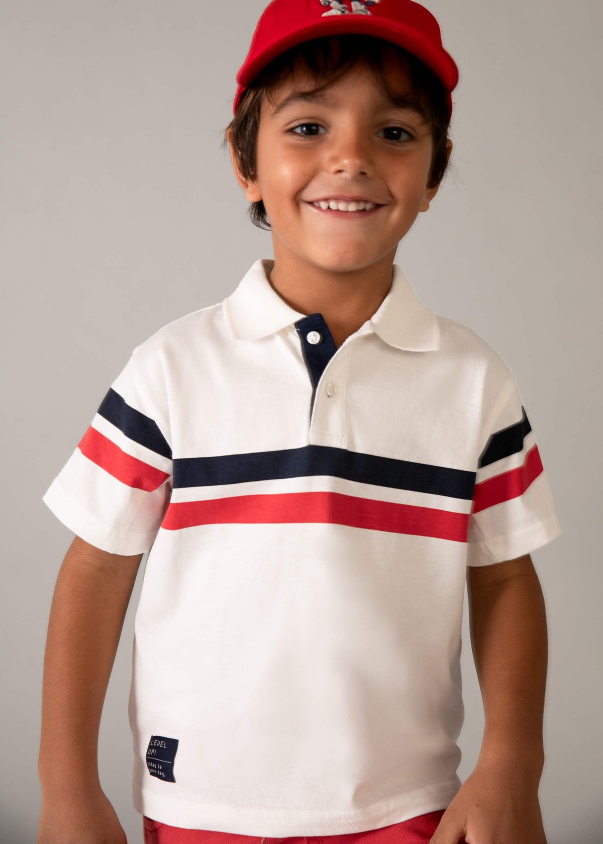 Gestreiftes Poloshirt für Jungen