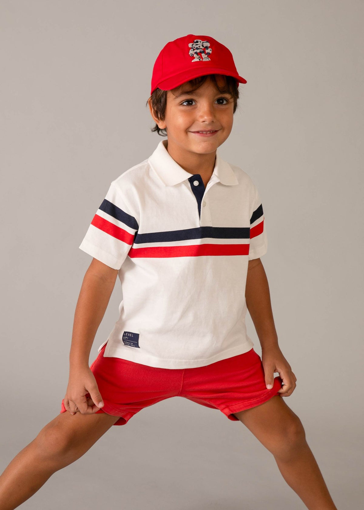 Gestreiftes Poloshirt für Jungen
