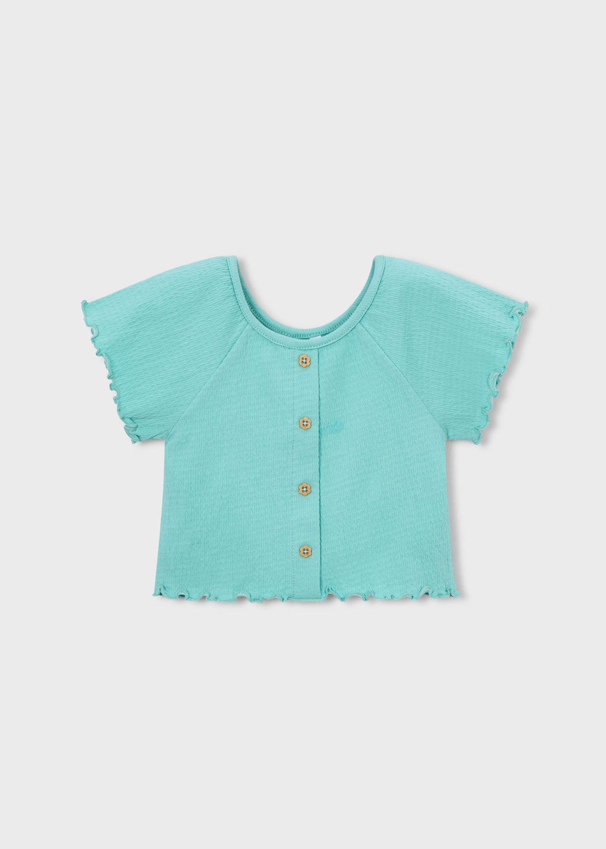 Mädchen-T-Shirt mit Rüschen