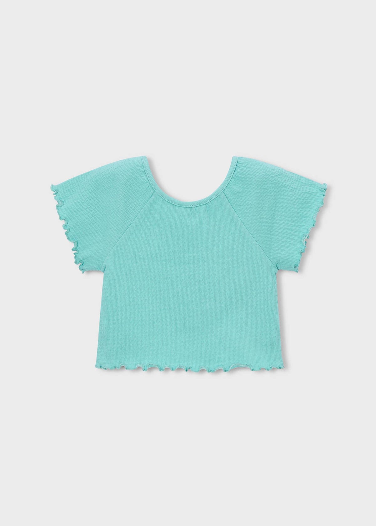 Mädchen-T-Shirt mit Rüschen