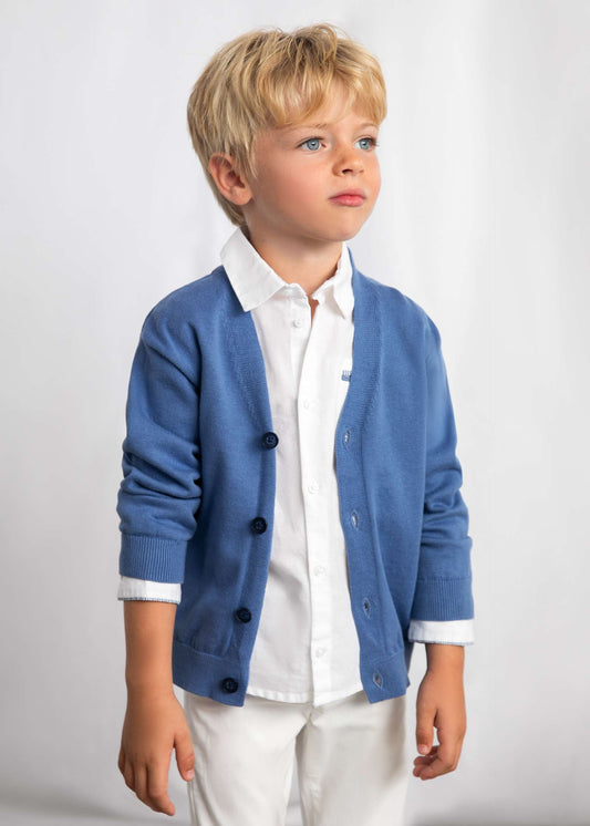 Woven knit jacket boy